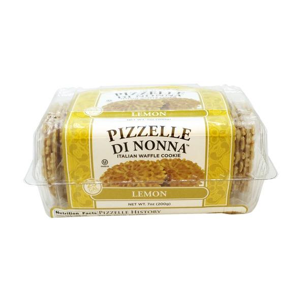 Pizzelle, Italian Style Lemon Flavor Cookies, 7oz