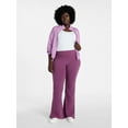 thumbnail image 5 of Terra & Sky Women's Plus Size Flare Leggings, Sizes 0X-5X, 5 of 5