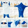 thumbnail image 5 of Shark Blanket Adult Boys Girls, Shark Onesie Hoodie Wearable hark Sleeping Bag, Soft Cozy Onesie Costume Gift, 5 of 6