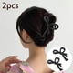 thumbnail image 2 of 2 unidades de pinzas para el pelo con lazo y cinta, accesorios para el pelo de mujer, horquillas, diademas y pinzas con cinta, 2 of 5