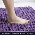 thumbnail image 7 of Walensee Soft and Plush Lavender Chenille Bath Mat, 20" x 32", Ultra Absorbent, 7 of 7