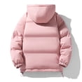 thumbnail image 5 of Jovrlynd Winter Coats for Women Fleece Lined Hooded Warm Quilted Puffer Jacket Plus Size Short Coat with Pockets, M-4XL, 5 of 7