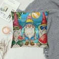 thumbnail image 2 of Chilfamy Summer Pillow Cover Farmhouse Decorative Throw Pillow Case Indoor Outdoor Cushion Cover Gnomes Popsicle Ice Cream Hello Sweet Summer Vibes Pillowcase for Couch Living Room 24x24in, 2 of 5