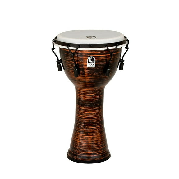 Toca Spun Copper Mechanically Tuned Djembe 10 in.