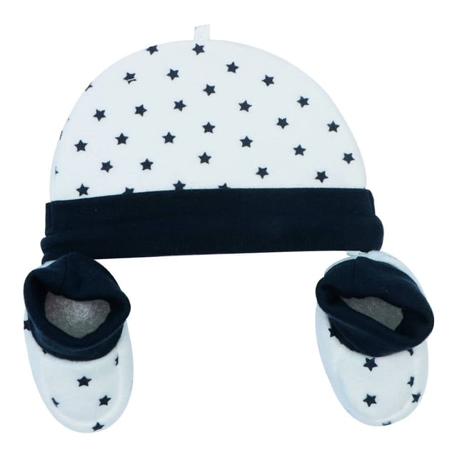 Set Baby Creysi Niño Unitalla Gorro y Zapatos Multicolor 3 Piezas