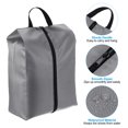 thumbnail image 3 of Uxcell Shoe Bags for Travel, Portable Shoe Bag with Zipper for Travel, Gray 4 Pack, 3 of 5