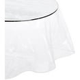 thumbnail image 2 of Clear 3 gauge vinyl tablecloth protector, size 54"x54" square, 2 of 3