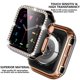 thumbnail image 4 of Funda de cristal brillante para Apple Watch, Protector de pantalla para iwatch series 7, 3, 8, 5, 6, SE, 45mm, 41mm, 40mm, 44mm, 42mm, 38mm, parachoques de diamante, 4 of 4