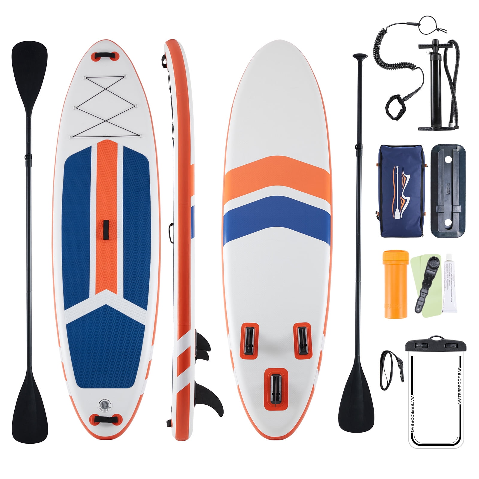 GIANNA Inflatable Stand Up Paddle Board, 10.5ft Paddle