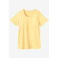 thumbnail image 4 of Woman Within Plus Size Perfect Short-Sleeve Scoopneck Tee, 4 of 5