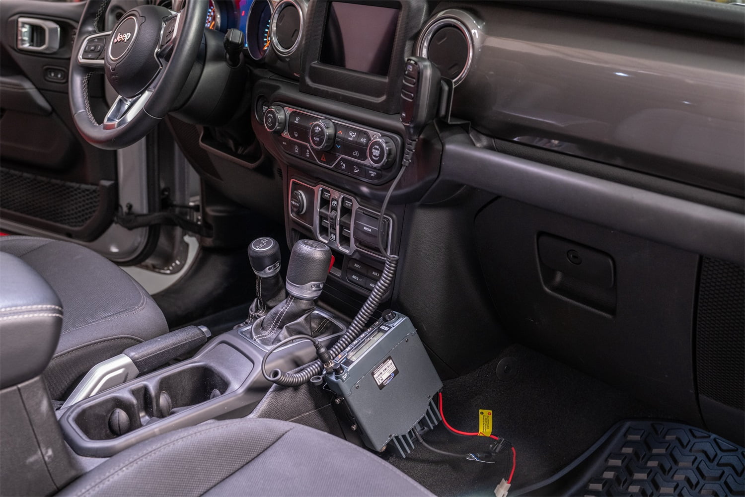 Rugged Ridge by RealTruck Race Radio Mount for Wrangler JL | 13551.06 | Compatible with 2018-2024 Jeep Wrangler JL
