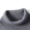 thumbnail image 3 of Pull Décontracté Automne et Hiver pour Hommes Couleur Unie Col Roulé Pull Décontracté pour Hommes Pull Transfrontalier, 3 of 7
