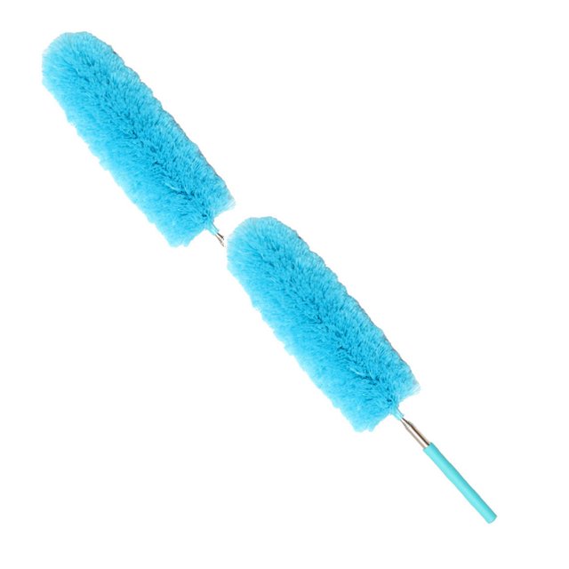 Oleegame 2 Pcs Brosse Rétractable Douce Anti-Poussière Nettoyage Maison Bleu