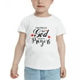 thumbnail image 2 of I Am Proof That God Answers Prayers Cute Toddler Tshirts for Boys Girls (White, Youth M), 2 of 5
