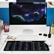 لينكس أوامر لوحة الماوس الطويلة لينكس الغش ورقة الماوس حصيرة لمهندسي البرمجيات قراصنة ومبرمجين حصيرة الماوس حصيرة الكمبيوتر ملحقات الكمبيوتر لوحة ماوس اللاعب ، لوحة الكمبيوتر المحمول حصيرة Qdh