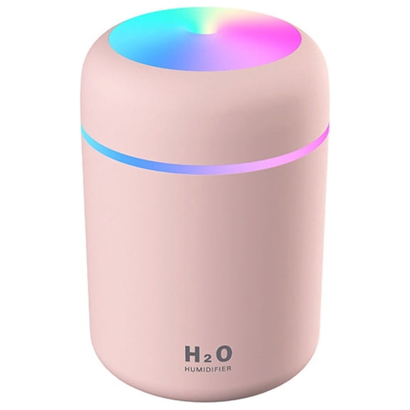 Kyusrd Colorful Cool Mini Humidifier,USB Desktop Humidifier For Bedroom,Office Room,Car,etc.Auto Shut Off,2 Mist Modes,Super Quiet.