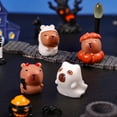 thumbnail image 4 of Capybara Character figurines Doll Figurines and Ornaments for Christmas Gifts, 4 of 6