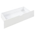 thumbnail image 3 of MAYEERTY Full Size House Platform Bed with Two Drawers,Headboard and Footboard,Roof Design,White, 3 of 12