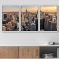 thumbnail image 2 of wall26 - New York City Midtown Skyline - Framed Canvas Art Wall Art - 16"x24"x3 White, 2 of 5