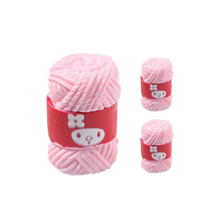 

XIEC Yarn Ball Accessories 3Pcs Pendants Exquisite Decorative DIY Decorative Materials Craft