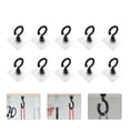 thumbnail image 2 of Troglfold Sticky Hooks 10pcs Self-Adhesive Ceiling Hooks for Kitchen and Bathroom,3.54"X3.35"X2.95", 2 of 10