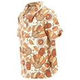 thumbnail image 2 of Boys Turkey Dinner Thanksgiving Print Collared Polo T Shirt (8Y, Brown), 2 of 5