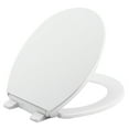 thumbnail image 6 of Kohler Brevia Slow Close Round White Plastic Toilet Seat, 6 of 7