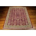 thumbnail image 3 of Nourison  Nourmak Traditional Border Area Rug Burgundy 5'10" x 8'10" 6' x 9' Indoor,Handmade Living Room,Bedroom,Dining Room N/A Rectangle, 3 of 7