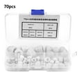 thumbnail image 2 of Nylon Acorn Nut Hex Acorn  Nuts Assortment Kit Nylon Thread  Cover  Dome Nuts for Protection, 2 of 7