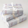 thumbnail image 7 of Golden Gate Bridge Santa's Reindeer Snowy Watercolor Christmas Gift Wrapping Paper, 7 of 7