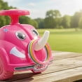 thumbnail image 3 of Carrito Juguete montable MyToy Elefante Rosa Con Bastón, 3 of 10