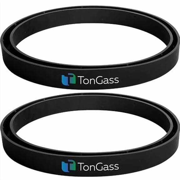 (2-Pack, Black) 8 1/4" Protective Spacer Ring for Propane Cylinder Base Fits 20-40 lb (5-10 Gallon) Propane Cylinder Gas Tank, Propanes Tank Base Ring Compatible with Wireless Propanes Gauges