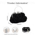 thumbnail image 2 of Bolso de mano de noche JAMBHALA Dressy Floral Satin para mujer, 2 of 8