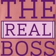 thumbnail image 3 of CafePress - The Real Boss Womens Comfort Colorsâ® Shirt - Womens Comfort Colors® Shirt, 3 of 4