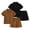 Brown Black, variant on Jolyshlid Boys 4 Piece Summer Clothes Waffle Texture Button-Down Short Sleeve Shirt and Shorts Sets Beach Vacation Outfit for Kids Brown Black 4-5 Years