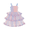 Purple Rainbow, variant on Arshiner Toddler Girls Tulle Dress Tiered Ruffle Fluffy Spaghetti Straps Tutu Dresses Summer Clothes