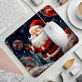 thumbnail image 2 of Santa Claus Non-Slip Rubber Bottom Printed Gaming Mouse Pad Mouse Mat - Square 8.3x9.8 Inch, Suitable for Office and Gaming., 2 of 6