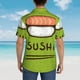 thumbnail image 4 of Fotbe Fresh Sushi Camisa Hawaiana para Hombre Unisex – Camisa Casual de Verano con Botones de Manga Corta de Algodón y Lino,Large, 4 of 7