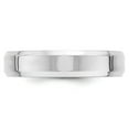 thumbnail image 3 of Real 14ktW 5mm Bevel Edge Comfort Fit Band Size 10; for Adults and Teens; for Women and Men, 3 of 4