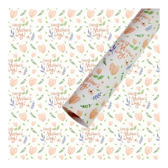 Christmas Candy Paper Mattes White Cowhide Father'S Day Gift Wrapping Paper Gouache Nostalgic Gift Decoration Paper, Fathers Day Packaging Case 50x70cm