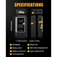 thumbnail image 6 of Jump Starter with Air Compressor & Tire Inflator, 8000A 12V Jumper Box for Car (All Gas/12L Diesel) with 150 PSI Air Compressor and Portable Power Bank, jumper cables, 6 of 8