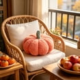 thumbnail image 5 of MMJ Throw Pillows Pumpkin Shape Modern Soft Cozy Cushion Fall Harvest Living Room Sofa Couch Bedroom Home Decor, 5 of 6