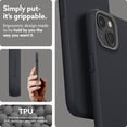 thumbnail image 4 of Étui en Silicone Nano Pop Compatible avec Étui pour iPhone 13 (2021) - Sésame Noir, 4 of 7