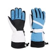 thumbnail image 2 of Men's Thinsulate Insulation Waterproof Ski Gloves, S, Blue White Black, 2 of 4