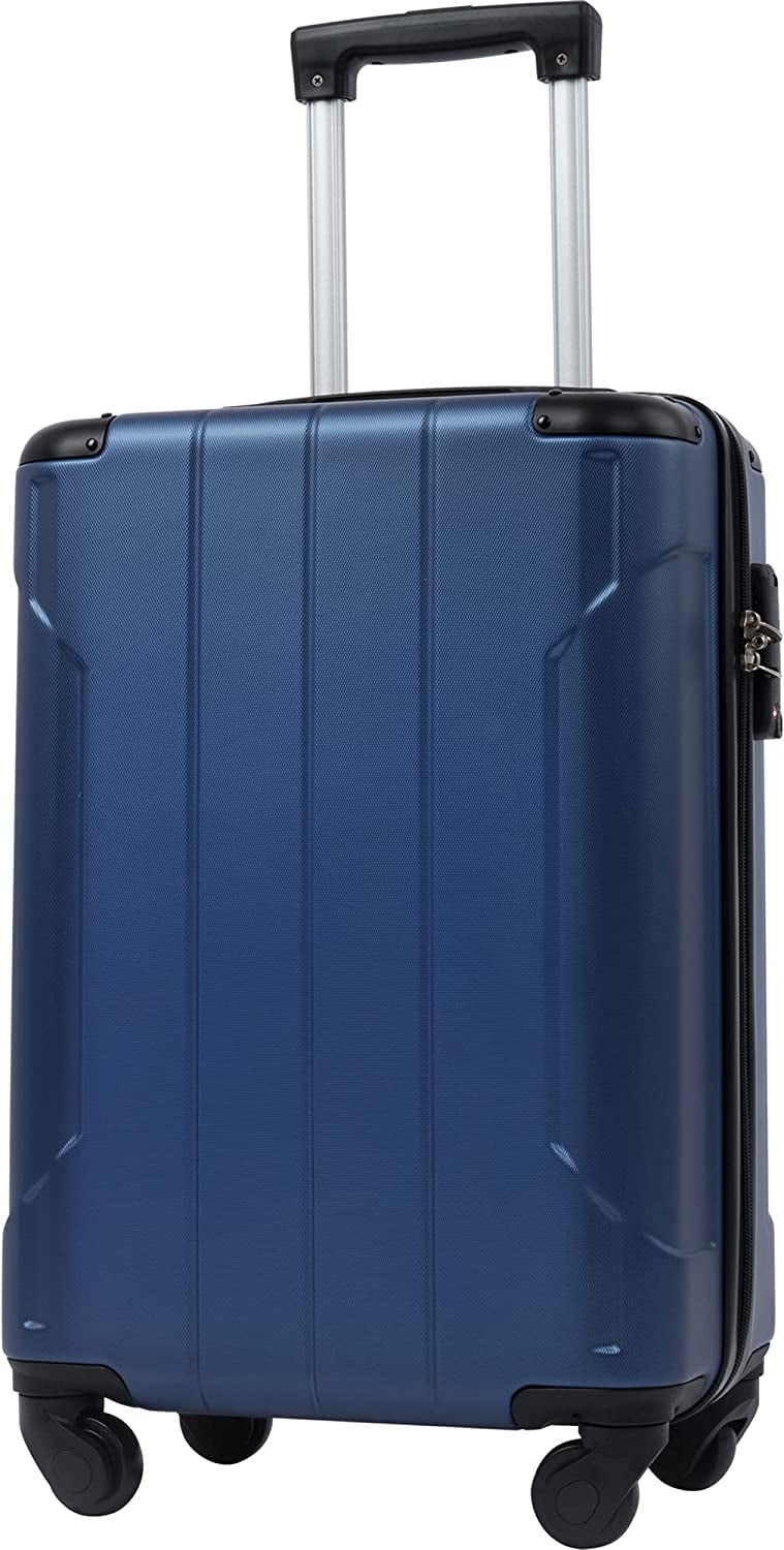 Blue Hardside Spinner Luggage with TSA Lock and Uganda Ubuy