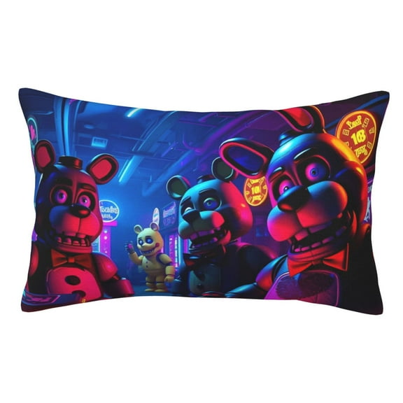 Saiise Five Nights At Freddy'S Printed Pillowcases with Envelope Closure, Gift for Women Men-14"x20" (Pillow not included)
