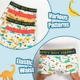 thumbnail image 5 of Boys' Boxer Briefs, 4 Pairs of Cotton Cartoon Pattern Briefs for Boys 2-12 Years Old, 5 of 7