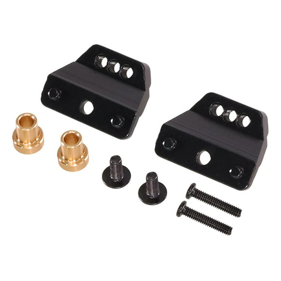 Soportes de amortiguadores para coche RC 1/12, piezas de reparación, alto rendimiento, resistentes, de fácil instalación, accesorios para vehículos RC Negro