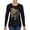 Black, variant on Dean Russo Some Angels Dog Lover Womens Graphic Long Sleeve T-Shirt, White, Large