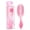 ROSE BLOSSOM, variant on Candy Brush Detangling Hair Brush for Wet or Dry Hair, Vented Design and Ultra Soft-Nylon Detangler Hair Brush for All Hair Types, Colorful Wet Hair Brush for Women and Girl, Idea Gift